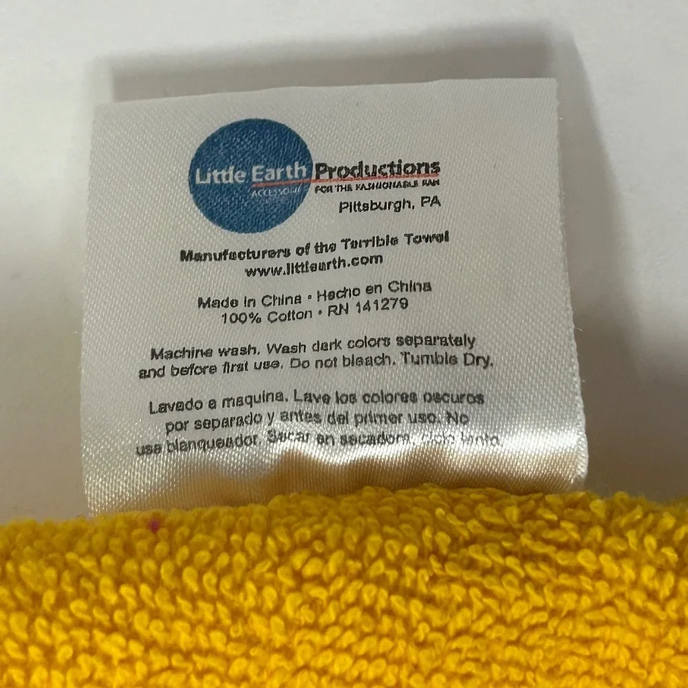 Myron Cope Official Terrible Toddler Towel Pittsburgh‎ Steelers Yellow